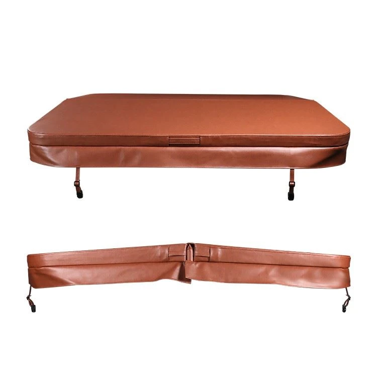 Custom Leather SPA Cover: 10-Year Durability, 30+ Colors & All-Weather Heat Retention high quality