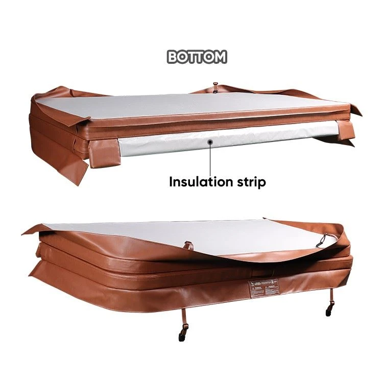 Custom Leather SPA Cover: 10-Year Durability, 30+ Colors & All-Weather Heat Retention best