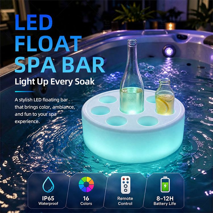 LED flydende spa bar